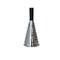 Hello Honey® 10.5" Black Stainless Steel Cone Shaped Grater with Mango Wood Handle